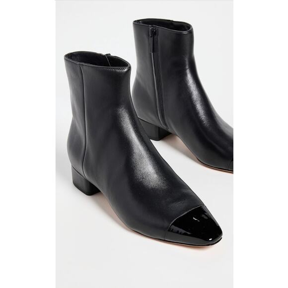 Veronica Beard Shoes - Veronica Beard Womens Cecile Leather Booties Black Size 8 NWOB Classic Versatile